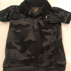 Kids Polo Ralph Lauren camo collared shirt